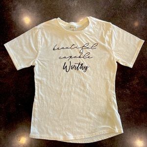 Inspirational T-shirt~never worn~has been washed